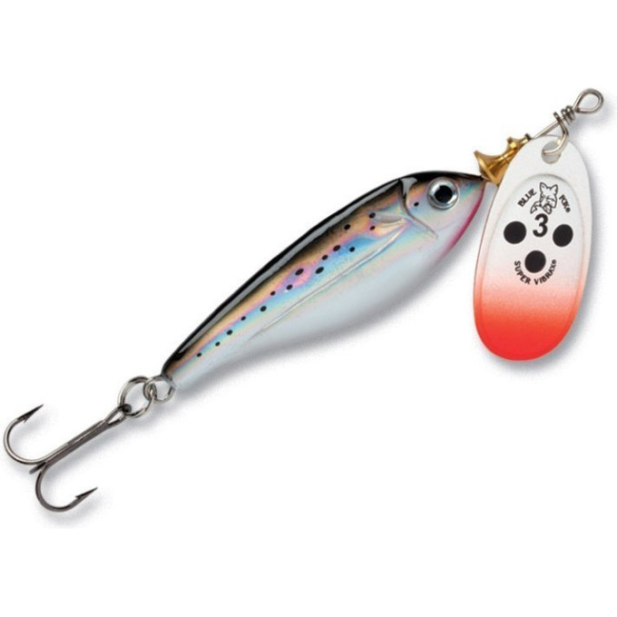 Вращающаяся блесна BLUE FOX Minnow Super Vibrax 18 г, цвет S — BFMSV4-S